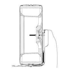 TITAN Fuel Tanks - TITAN Fuel Tanks 9901330 Spare Tire Buddy In Bed Tire Mount - Image 4