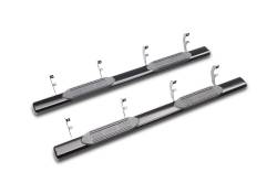 Lund - LUND 26610567 6" Oval Straight Nerf Bars Steel Black - Image 1