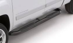 Lund - LUND 23484781 4" Oval Bent Nerf Bars Steel Black - Image 1