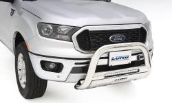 Lund - LUND 47021210 Bull Bar w/Led Light Bar-Stainless Steel - Image 1