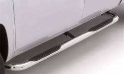 Lund - LUND 22646339 3" Round Bent Nerf Bars Stainless Steel Polished - Image 1