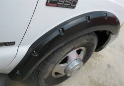 Lund - LUND RX311TB Rivet Style 2Pc Rear Textured Fender Flare Set 99-07 Ford F250/F350 - Image 3