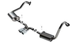 Borla - Borla 140817 S-Type Cat-Back Exhaust Dual Center Rear Exit for 17-25 Cayman - Image 1