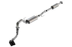 Borla - Borla 140870BC Touring Cat-Back Exhaust Truck Side Exit 21-26 F150 2.7/3.5L V6 - Image 1