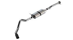 Borla - Borla 140833BC S-Type Cat-Back Exhaust Truck Side Exit 20-26 Silv/Sra 2500/3500 - Image 1