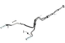 Borla - Borla Exhaust 140869 ATAK Cat-Back Exhaust System for 21-26 F150 5.0 Regular Cab - Image 1