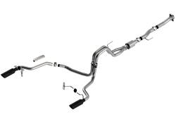 Borla - Borla 140869BC ATAK Cat-Back Exhaust Truck One Split Rear Exit 21-26 F150 5.0L - Image 1