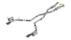 Borla - Borla 140886BC ATAK Cat-Back Exhaust One Split Rear Exit for 21-26 Durango 6.2L - Image 1