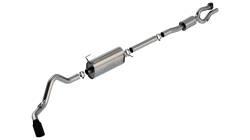 Borla - Borla 140843BC S-Type Cat-Back Exhaust Truck Side Exit for 20-26 F250 6.8/7.3 - Image 1