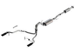 Borla - Borla 140865BC Touring Cat-Back Exhaust Single Split Rear Exit 21-26 Ford F150 - Image 1