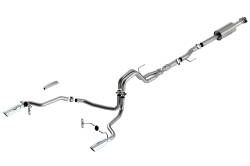 Borla - Borla 140867 ATAK Cat-Back Exhaust Truck One Split Rear Exit 21-26 F150 5.0L - Image 1