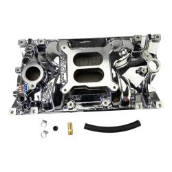 Edelbrock - Edelbrock 2716-CP Perf EPS Manifold Chrome Plasma Finish for Small-Block Chevy - Image 3