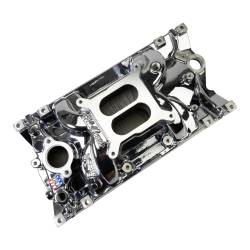 Edelbrock - Edelbrock 2716-CP Perf EPS Manifold Chrome Plasma Finish for Small-Block Chevy - Image 2