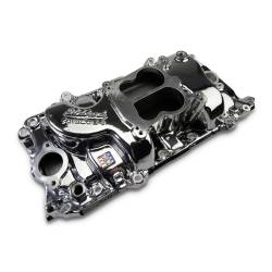 Edelbrock - Edelbrock 2161-CP Performer 2-O Manifold Oval Port Heads Chrome Plasma - Image 4