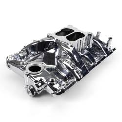 Edelbrock - Edelbrock 7156-CP RPM Intake Manifold Chrome Plasma Finish for Pontiac 326-455 - Image 1
