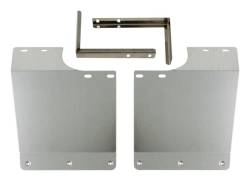 Gatorback 12" Rear Mud Flap Brackets-Silver Ford Super Duty GB755007