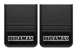 Gatorback - Gatorback 14"x18" Universal Black Mud Flaps Duramax Logo GB1418DXW2 - Image 1
