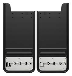 Gatorback - Gatorback 12"x26" Universal Black Mud Flaps F350 Logo GA1226F350-2 - Image 1