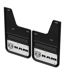 Gatorback GCR33R-RH 12" Black Rear Mud Flaps for RAM Pickups