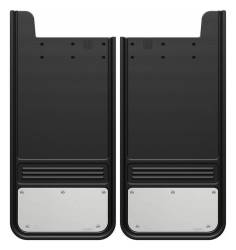 Gatorback - Gatorback 12"x26" Universal Black Mud Flaps Blank Stainless GB1226SS - Image 1