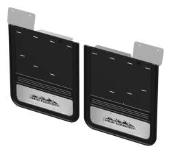 Gatorback GCR204R-HC 21" Rear Dually Black Mud Flaps for Silverado 3500
