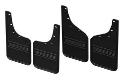Gatorback 12" Black Front/Rear Mud Flap Set Silverado HD GCR202K-BK
