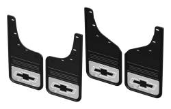 Gatorback 12" Black Front/Rear Mud Flap Set Silverado HD GCR202K-BT