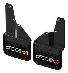Gatorback GCAA200F-AT4W 12" Black Front Mud Flaps for GMC Sierra HD