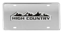 Gatorback - Gatorback GG758463 Gatorgear Stainless License Plate High Country Logo - Image 1
