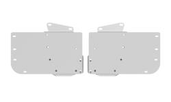 Gatorback 21" Rear Dually Mud Flap Brackets-Silver F350 Super Duty GB759895