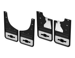 Gatorback GCR28K-BT 12" Black Front/Rear Mud Flap Set for Silverado 1500
