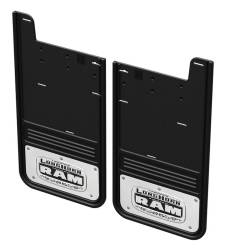 Gatorback 12" Black Rear Mud Flap Set for RAM 2500/3500 GCR38R-L