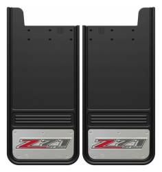 Gatorback - Gatorback 12"x26" Universal Black Mud Flaps Z-71 Logo GB1226Z71-2 - Image 1