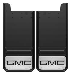 Gatorback - Gatorback 12"x26" Universal Black Mud Flaps GMC Logo GB1226GB-2 - Image 1