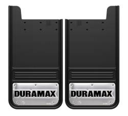 Gatorback - Gatorback 12"x23" Universal Black Mud Flaps Duramax Logo GB1223DX-2 - Image 1