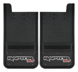 Gatorback - Gatorback 12"x23" Universal Black Mud Flaps Raptor Logo GB1223SVT-FULL - Image 1