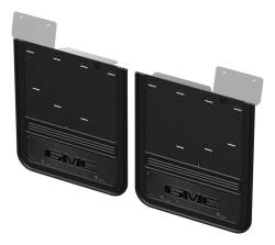 Gatorback - Gatorback 21" Rear Dually Black Mud Flaps GMC Sierra 3500 GCR204R-GMG2 - Image 1