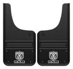 Gatorback - Gatorback 12"x23" Cut-Style Black Mud Flaps for RAM Head GB1223CUTRV-FULL - Image 1