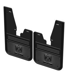 Gatorback GCR31F-GMRV 12" Black Front Mud Flaps for RAM Pickups