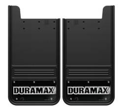 Gatorback - Gatorback 12"x23" Universal Black Mud Flaps Duramax Logo GB1223DXW2 - Image 1