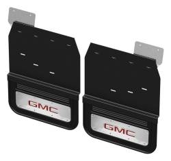 Gatorback - Gatorback GCN205R-GR2 Removable 21"x11" Dually Black Mud Flaps Sierra 3500 - Image 1