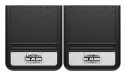 Gatorback - Gatorback 21"x24" Rear Dually Black Mud Flaps for Longhorn Logo GB2124L - Image 1