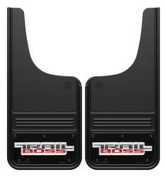 Gatorback - Gatorback 12"x26" Cut-Style Black Mud Flaps Trailboss Logo GB1226CUTTW - Image 1