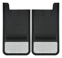 Gatorback - Gatorback 12"x23" Universal Black Mud Flaps Tread Brite GB1223TB - Image 1
