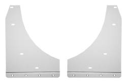 Gatorback - Gatorback 12" Rear Mud Flap Brackets-Silver Silverado/Sierra GB756682 - Image 1