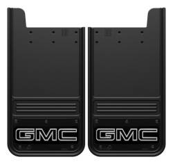 Gatorback - Gatorback 12"x23" Universal Black Mud Flaps GMC Logo GB1223GW-2 - Image 1