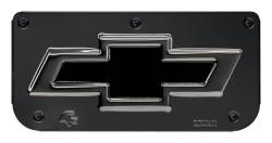 Gatorback - Gatorback Replacement 12" Mud Flap Plate Gunmetal Bowtie Logo GM755919 - Image 1