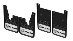 Gatorback 12" Black Front/Rear Mud Flap Set for RAM 2500/3500 GCR37K-RH