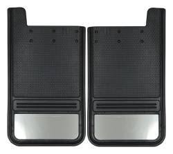 Gatorback - Gatorback Razorback Front/Rear 12"x22" Black Mud Flaps No Plate RB1222SS - Image 1