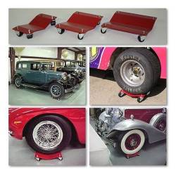 Merrick Machine - Merrick Machine M998101 Standard Duty Auto Dolly 12"x16" Pair - Image 2
